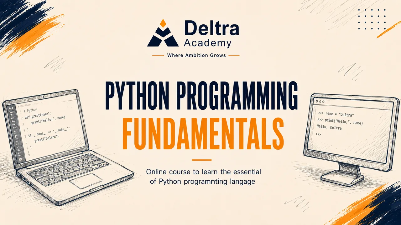 دورة أساسيات البرمجة بلغة Python وتطوير الواجهات الرسومية GUI