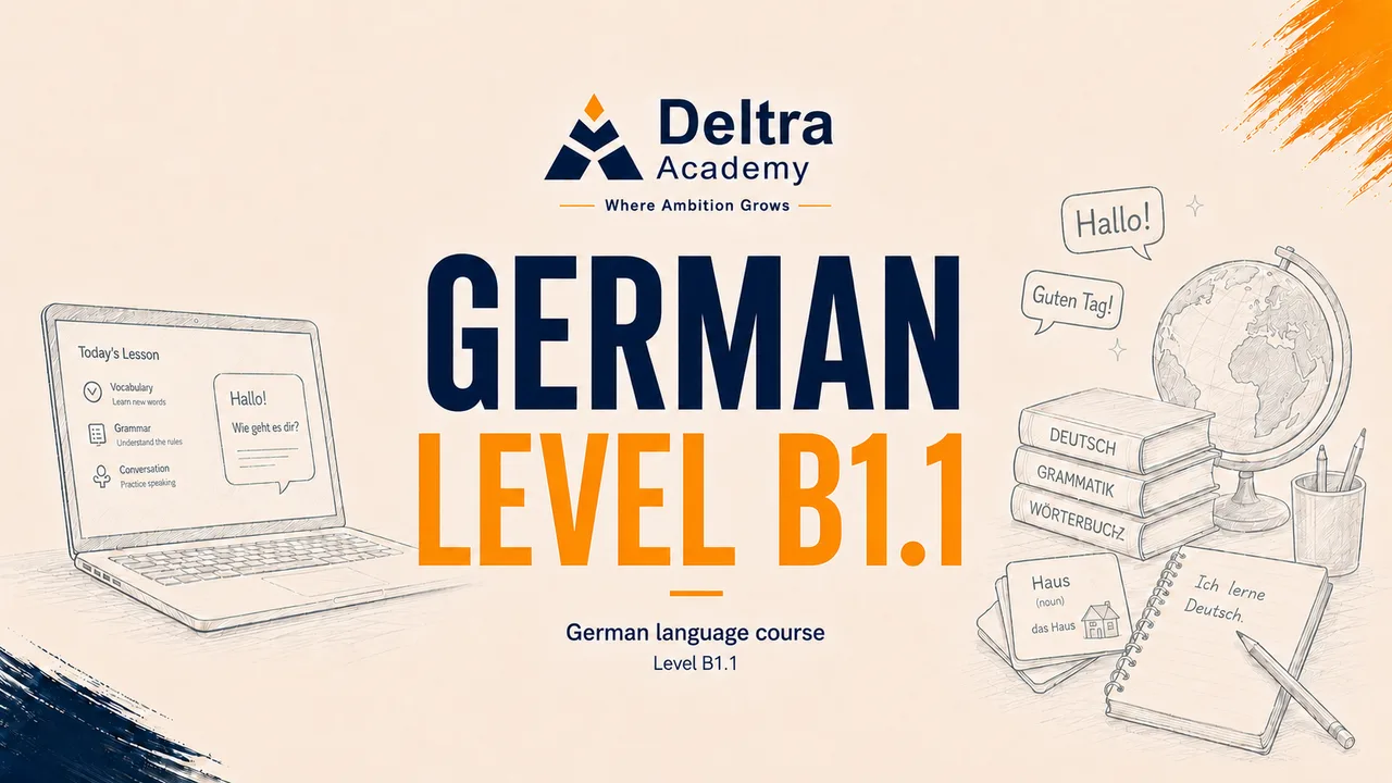 دورة اللغة الألمانية مستوى B1.1