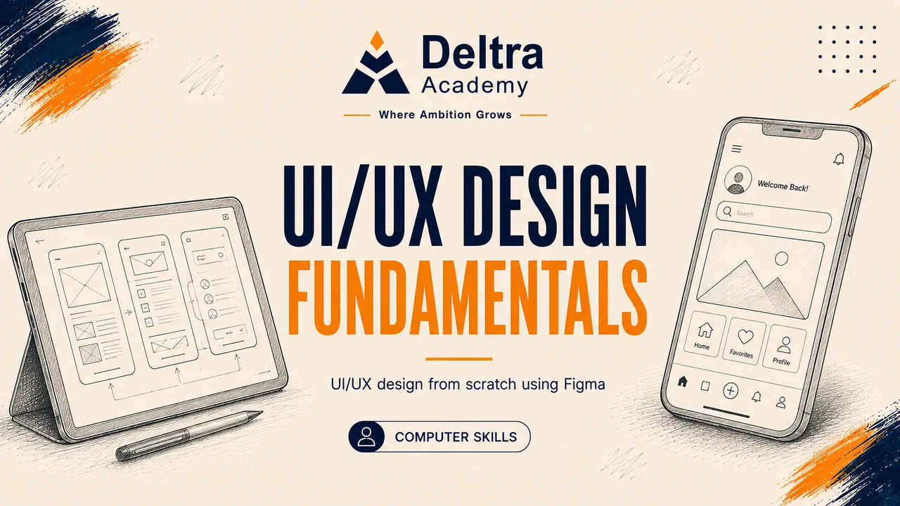دورة تصميم تجربة وواجهة المستخدم UI/UX باستخدام Figma وبناء واجهات رقمية احترافية