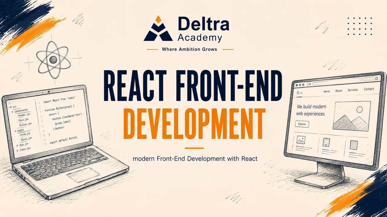 دورة تطوير واجهات الويب الحديثة باستخدام React وJavaScript